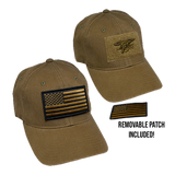 FlexFit Trident Hat with Velcro Flag Patch