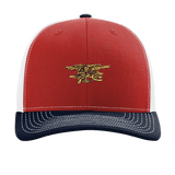 Trident Red White and Blue Trucker Hat
