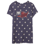 Ladies Stars Tee with Trident USA