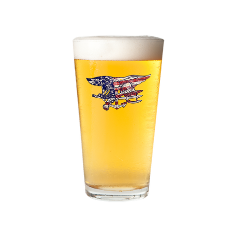 Trident Red/White/Blue Pint Glass