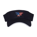 Trident Red/White/Blue Sandwich Visor