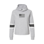 Ladies Trident Flag Sueded Fleece Hooded Sweatshirt