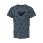 Stars and Stripes Trident Star Print Youth Tee
