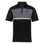 Bone Frog Prism Bold Black and Gray Polo