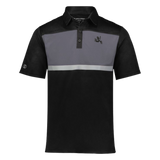 Bone Frog Prism Bold Black and Gray Polo