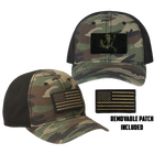 DRI DUCK Bone Frog Flag Patch Tactical Cap