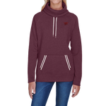 Ladies Trident Cowl Neck Sweatshirt