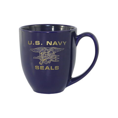 US NAVY SEALS Trident 16 oz Bistro Mug