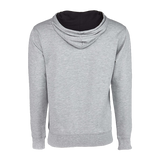 Bone Frog Heather Gray/Black French Terry Fleece Hoodie