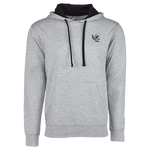 Bone Frog Heather Gray/Black French Terry Fleece Hoodie
