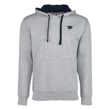 Trident Heather Gray/Navy French Terry Fleece Hoodie