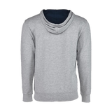 Trident Heather Gray/Navy French Terry Fleece Hoodie