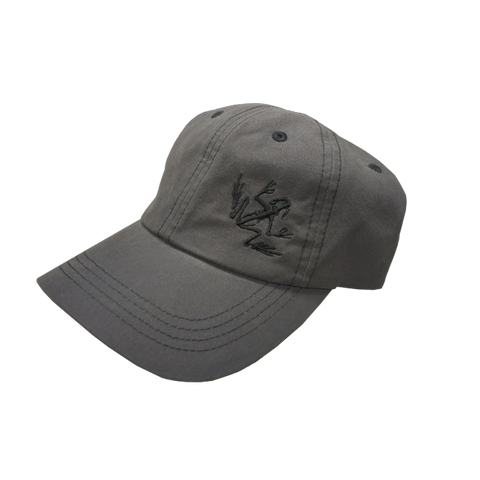 Bone Frog Charcoal Gray Sueded Ball Cap