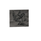 Bone Frog Charcoal Gray Sueded Ball Cap