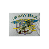Multi Color Hand Drawn Trident US NAVY SEALS Youth Tshirt