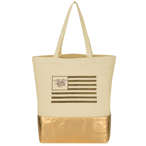 Trident Flag Cotton Tote Bag