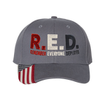 R.E.D. Remember Everyone Deployed Trident Cap