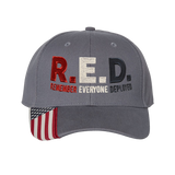 R.E.D. Remember Everyone Deployed Trident Cap
