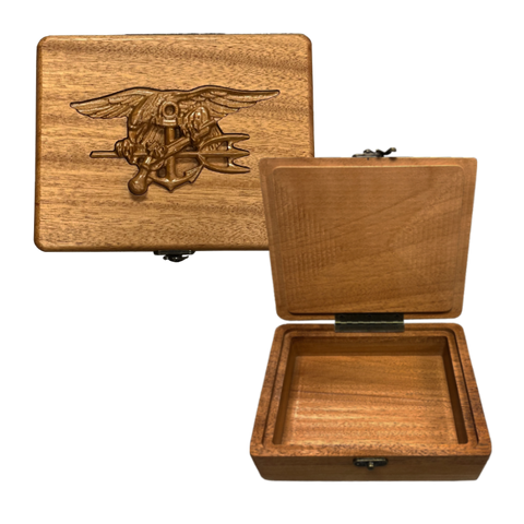 Wooden Trident 9 Inch Box