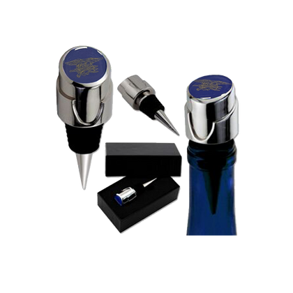 Royal Blue Trident Bottle Stopper