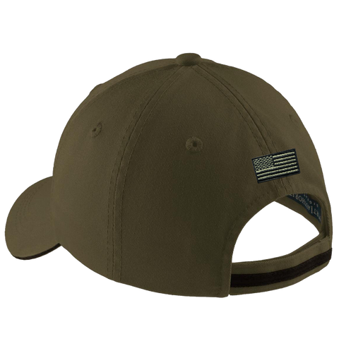 Olive Green Sandwich Hat with Black Trident – UDT-SEAL Store
