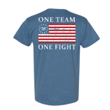 American Flag One Team One Fight Tshirt